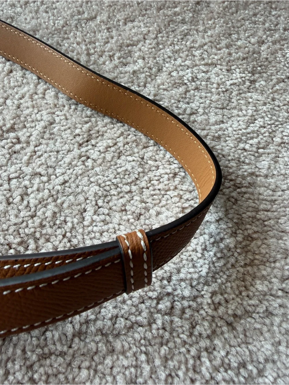Hermès Kelly 18 Belt Gold Epsom Leather Gold Hardware Adjustable– New w/o tags